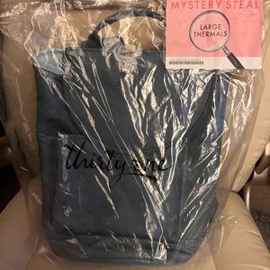 Thirty-One Keep It Cool Thermal Backpack in Denim Distressed Pebble